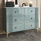 Vertical Glam Stone Storage Chest Bedroom Chest with Metal Legs Green Clearhalo 'Bedroom Furniture' 'Dressers & Chests' 'dressers_chests' 'furn' 'furn_dressers_chests' 'Furniture' 6440340
