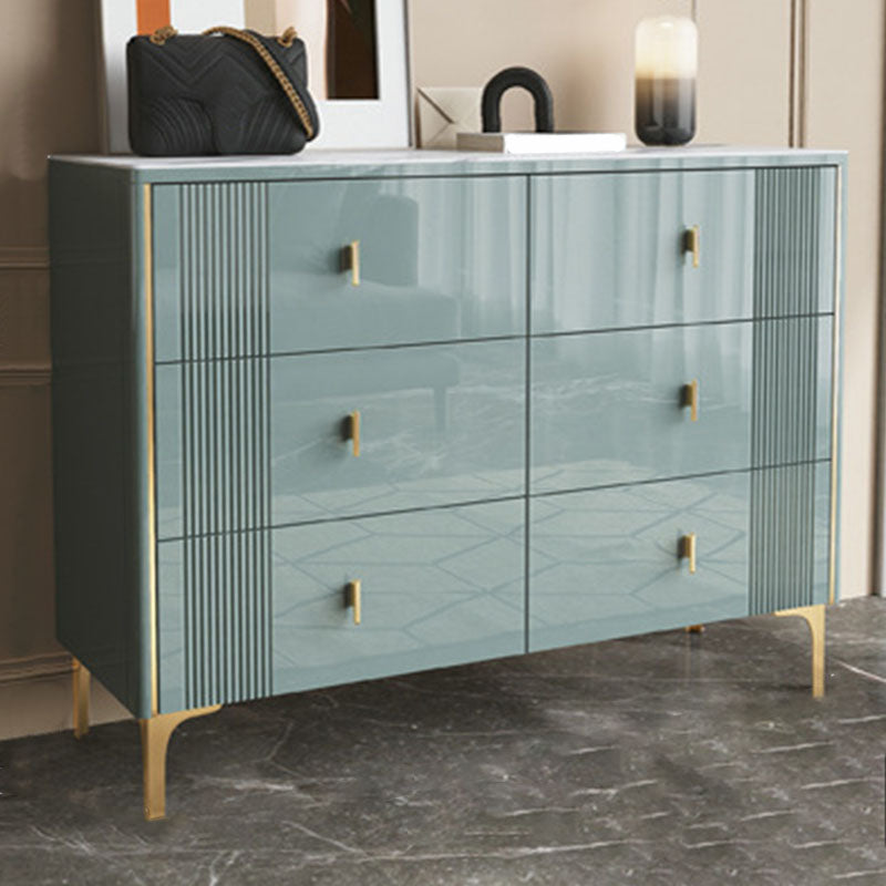 Vertical Glam Stone Storage Chest Bedroom Chest with Metal Legs Green Clearhalo 'Bedroom Furniture' 'Dressers & Chests' 'dressers_chests' 'furn' 'furn_dressers_chests' 'Furniture' 6440340