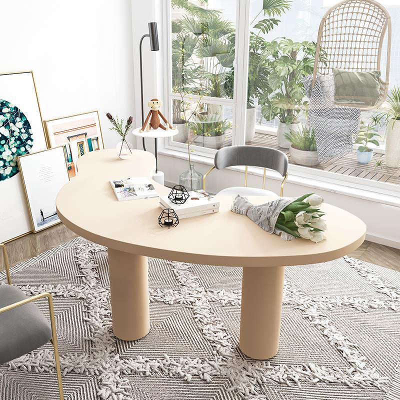 Home eigentijdse schrijfbureau massief hout bureau met benen