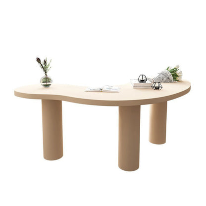 Home eigentijdse schrijfbureau massief hout bureau met benen