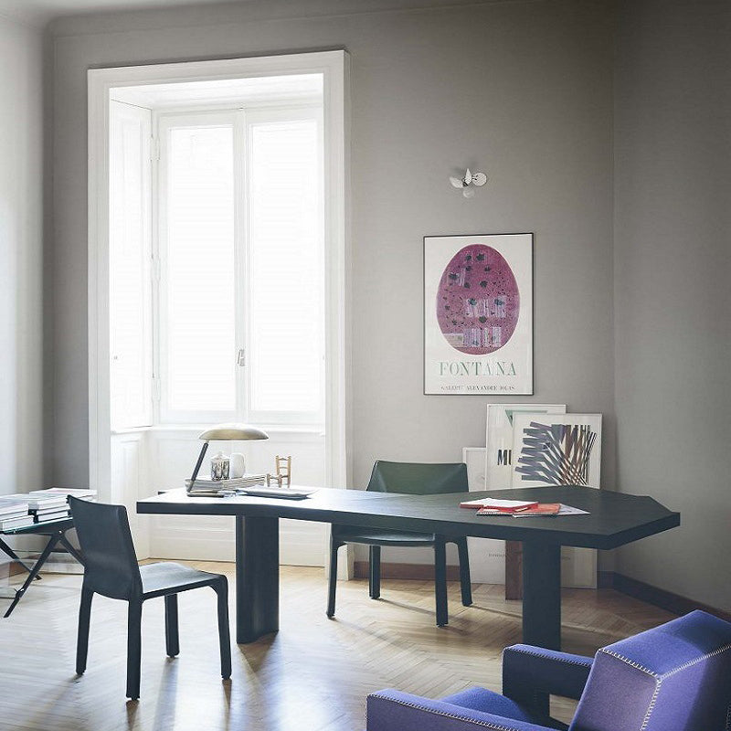 Industrial Office Desk Solid Wood Writing Desk voor thuiskantoor