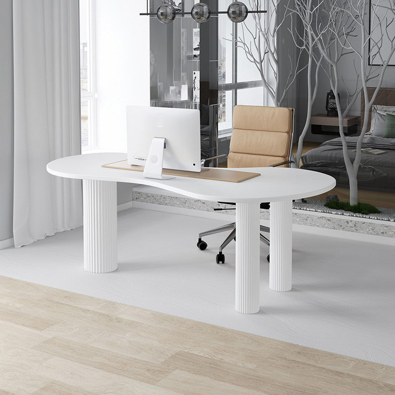 Eigentijdse schrijfbureau Home Pine Wood Office Desk met benen