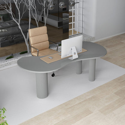 Eigentijdse schrijfbureau Home Pine Wood Office Desk met benen