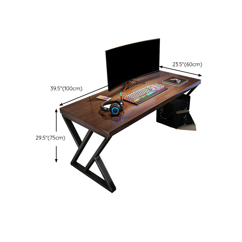 Scrivania per computer contemporanea scrivania in legno con le gambe