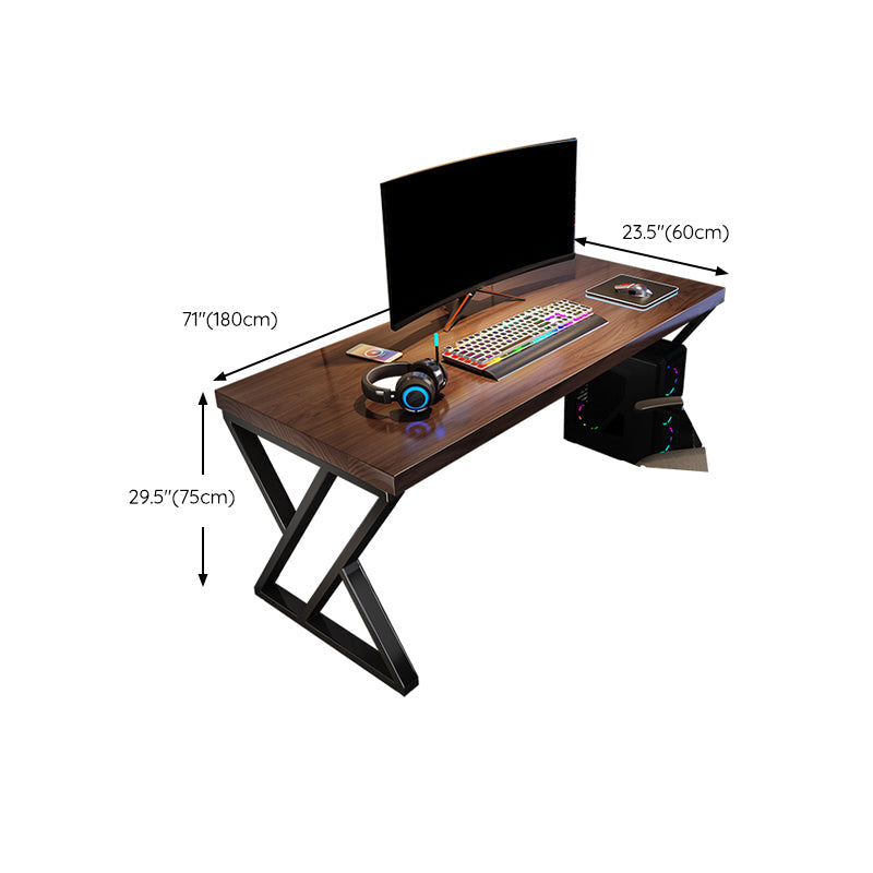 Scrivania per computer contemporanea scrivania in legno con le gambe