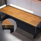 Modern Rectangular Office Desk Solid Wood Writing Desk with Metal Legs Clearhalo 'furn' 'furn_office_desk' 'Furniture' 'Office Desks' 'Office Furniture' 'office_desk' 6446654