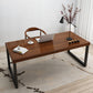 Industrieel vast hout schrijfde bureau Sled Base rechthoekige kantoorbureau