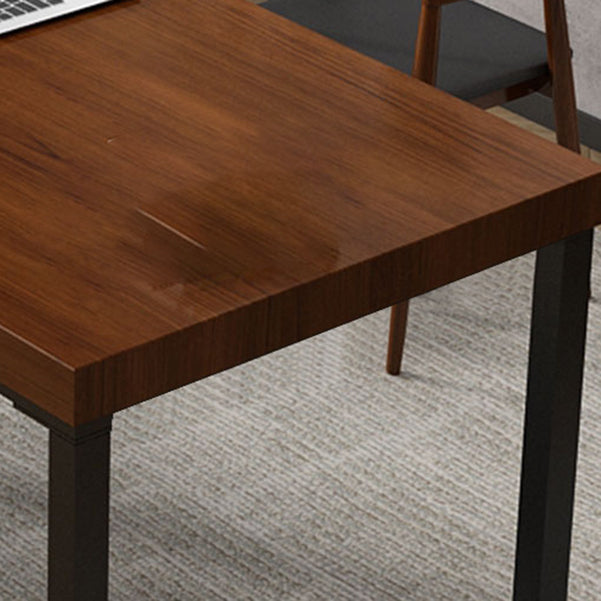 Industrieel vast hout schrijfde bureau Sled Base rechthoekige kantoorbureau