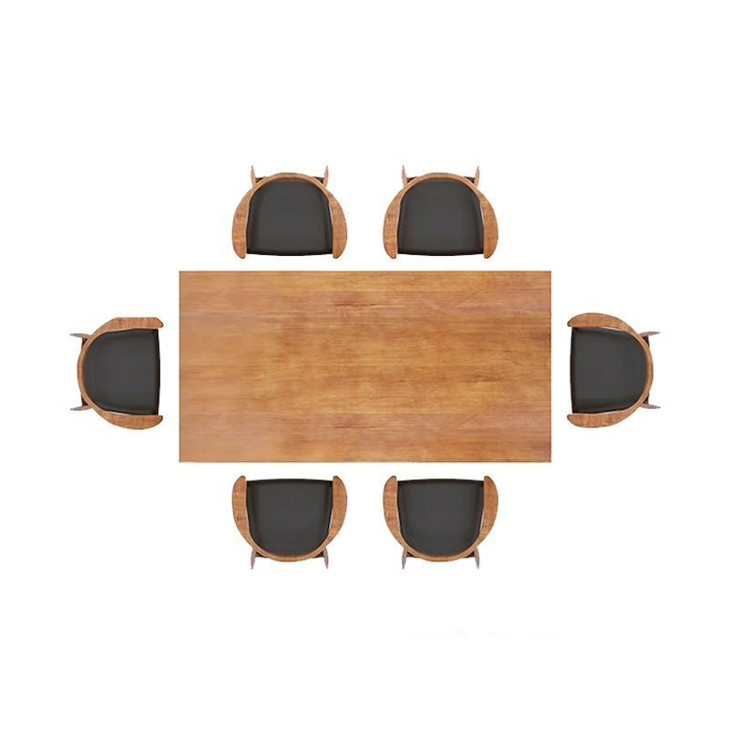 29.25 Inch Height Oval Writing Desk Industrial Solid Wood Office Desk 47.2"L x 23.6"W x 29.5"H Clearhalo 'furn' 'furn_office_desk' 'Furniture' 'Office Desks' 'Office Furniture' 'office_desk' 6446735