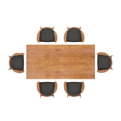 29.25 Inch Height Oval Writing Desk Industrial Solid Wood Office Desk 55.1"L x 27.6"W x 29.5"H Clearhalo 'furn' 'furn_office_desk' 'Furniture' 'Office Desks' 'Office Furniture' 'office_desk' 6446736