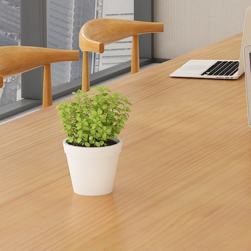 29.25 Inch Height Oval Writing Desk Industrial Solid Wood Office Desk Clearhalo 'furn' 'furn_office_desk' 'Furniture' 'Office Desks' 'Office Furniture' 'office_desk' 6446749