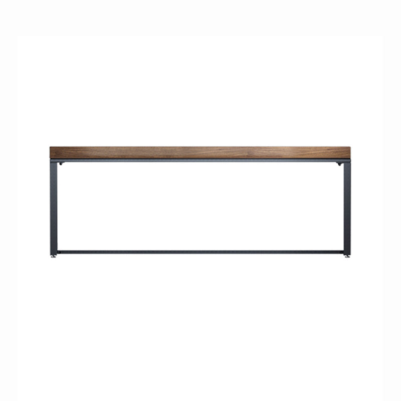 Rectangular Industrial Writing Desk Wood Computer Desk with Metal Legs