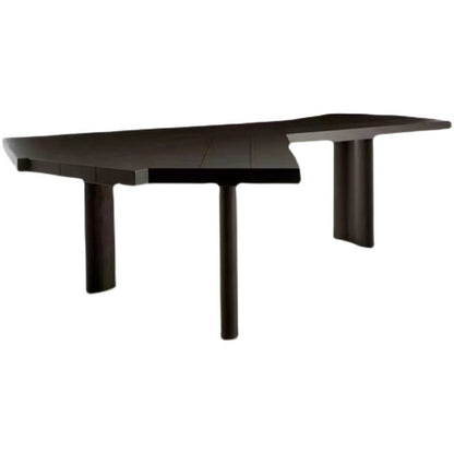 Scrivania di scrittura contemporanea casa in legno massiccio con le gambe