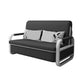 Fabric Square Arms Futon Sleeper Sofa Pillow Included Loveseat Clearhalo 'furn' 'furn_futons' 'Furniture' 'Futons & Daybeds' 'Futons' 'Living Room Furniture' 6447117