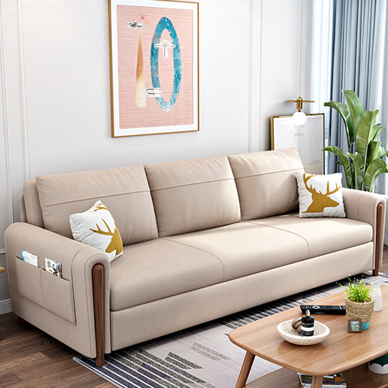 Armoiries évasées FUTON Pliant Pliant Comprend Coussin Dormir Slonge avec rangement