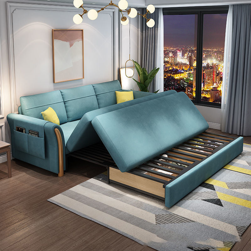 Armoiries évasées FUTON Pliant Pliant Comprend Coussin Dormir Slonge avec rangement