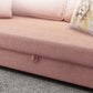 Square Arm Sofa Futon Foldable Pillow Included Cushion Back Sleeper Sofa Clearhalo 'furn' 'furn_futons' 'Furniture' 'Futons & Daybeds' 'Futons' 'Living Room Furniture' 6447276