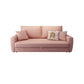 Square Arm Sofa Futon Foldable Pillow Included Cushion Back Sleeper Sofa Clearhalo 'furn' 'furn_futons' 'Furniture' 'Futons & Daybeds' 'Futons' 'Living Room Furniture' 6447280