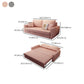 Square Arm Sofa Futon Foldable Pillow Included Cushion Back Sleeper Sofa Clearhalo 'furn' 'furn_futons' 'Furniture' 'Futons & Daybeds' 'Futons' 'Living Room Furniture' 6447284