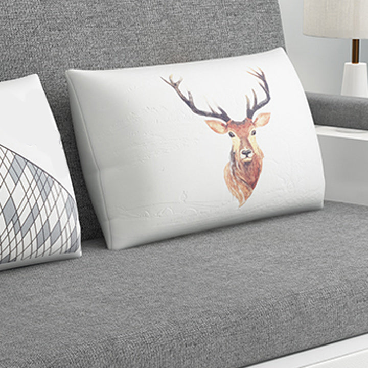 Cuscino di divano di divano futon incluso di divano futon braccia rotondi