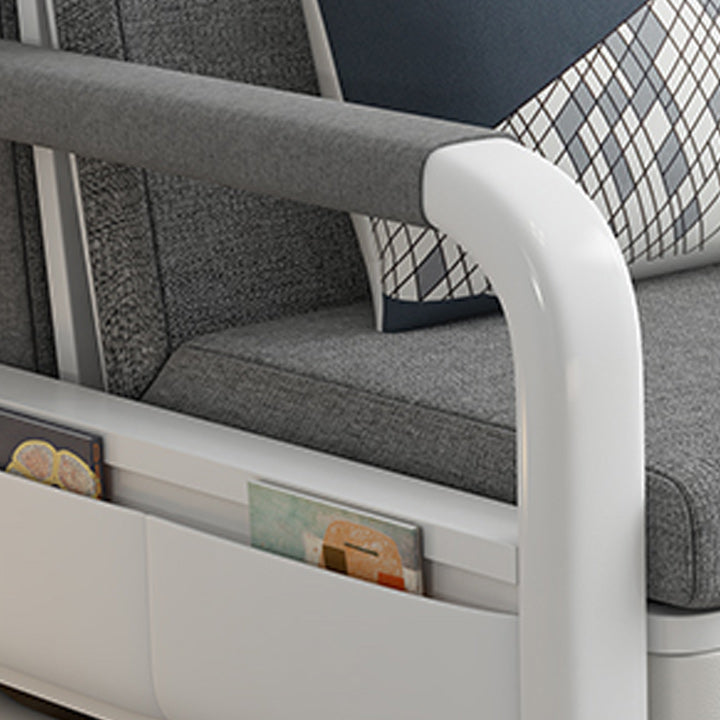 Cuscino di divano di divano futon incluso di divano futon braccia rotondi