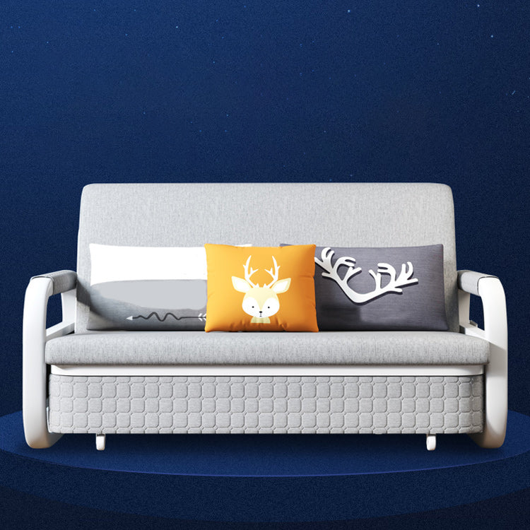 Cuscino incluso divano divano rotondo di bordo rotondo.