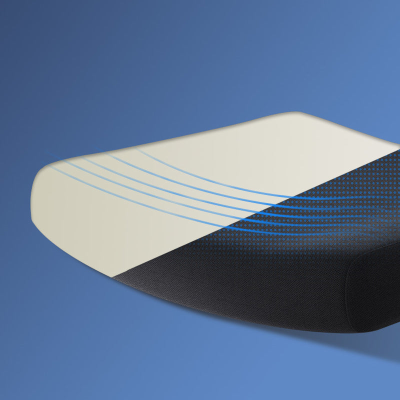 Sedia da ufficio moderna in rete Sedia da scrivania ergonomica con braccioli fissi senza angoscia