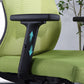 Chaise de bureau verte moderne, siège réglable en hauteur, avec roulettes