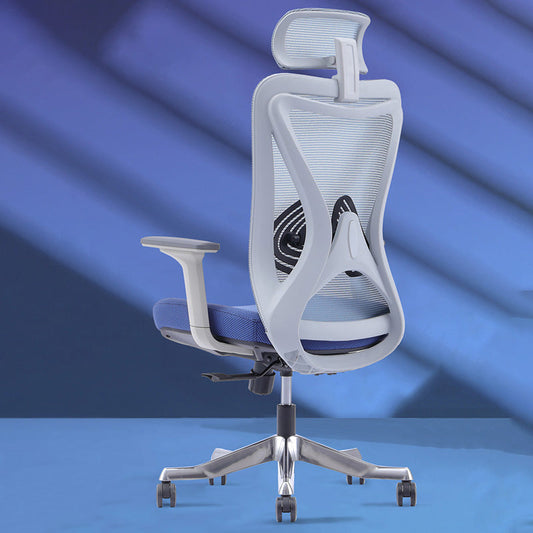 Sedia da ufficio moderna mesh sedia da scrivania ad altezza del sedile regolabile con ruote