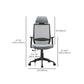 Modern Mesh Office Chair Adjustable Seat Height Desk Chair with Wheels Clearhalo 'furn' 'furn_office_chair' 'Furniture' 'Office Chairs' 'Office Furniture' 'office_chair' 6447455