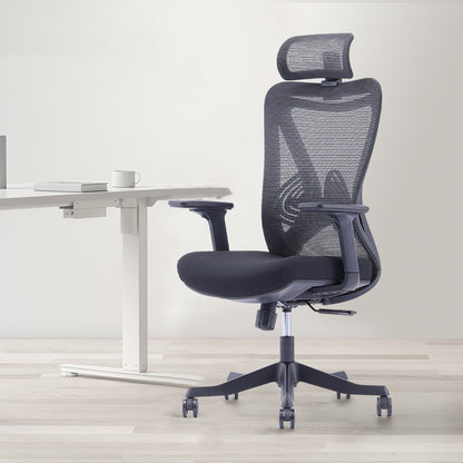 Modern Office Chair Adjustable Seat Height Desk Chair with Wheels 1 Piece Clearhalo 'furn' 'furn_office_chair' 'Furniture' 'Office Chairs' 'Office Furniture' 'office_chair' 6447469