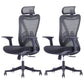 Modern Office Chair Adjustable Seat Height Desk Chair with Wheels 2 Piece Set Clearhalo 'furn' 'furn_office_chair' 'Furniture' 'Office Chairs' 'Office Furniture' 'office_chair' 6447470