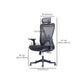 Modern Office Chair Adjustable Seat Height Desk Chair with Wheels Clearhalo 'furn' 'furn_office_chair' 'Furniture' 'Office Chairs' 'Office Furniture' 'office_chair' 6447481