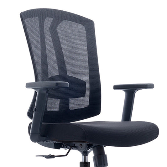Modern Desk Chair Mesh Computer Chair in Black/Red/Orange High-Back Chair with Wheels Clearhalo 'furn' 'furn_office_chair' 'Furniture' 'Office Chairs' 'Office Furniture' 'office_chair' 6447584