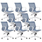 Modern Desk Chair Mesh Swivel Computer Chair High-Back Chair with Wheels