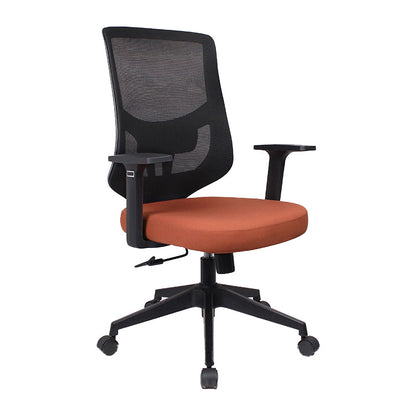 Modern Desk Chair Mesh Computer Chair for Office High-Back Chair with Wheels Red 1 Piece Clearhalo 'furn' 'furn_office_chair' 'Furniture' 'Office Chairs' 'Office Furniture' 'office_chair' 6447647