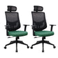 Modern Desk Chair Mesh Computer Chair for Office High-Back Chair with Wheels Green 2 Piece Set Clearhalo 'furn' 'furn_office_chair' 'Furniture' 'Office Chairs' 'Office Furniture' 'office_chair' 6447653