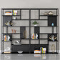 9.8" H Industrial Antique Finish Shelf Bookcase Etagere Metal Bookshelf