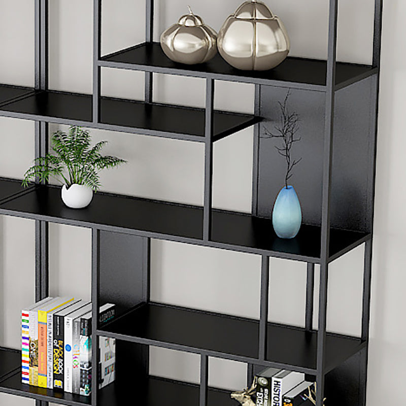 9.8" H Industrial Antique Finish Shelf Bookcase Etagere Metal Bookshelf
