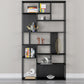 9.8" H Industrial Antique Finish Shelf Bookcase Etagere Metal Bookshelf