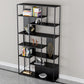 9.8" H Industrial Antique Finish Shelf Bookcase Etagere Metal Bookshelf