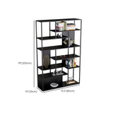 9.8" H Industrial Antique Finish Shelf Bookcase Etagere Metal Bookshelf