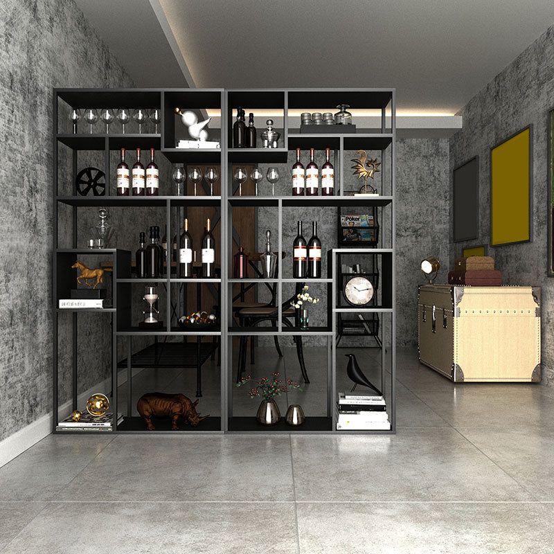 Industrial Antique Finish Shelf Bookcase Etagere Metal Bookshelf