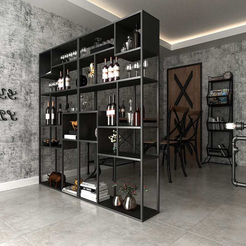 Industrial Antique Finish Shelf Bookcase Etagere Metal Bookshelf