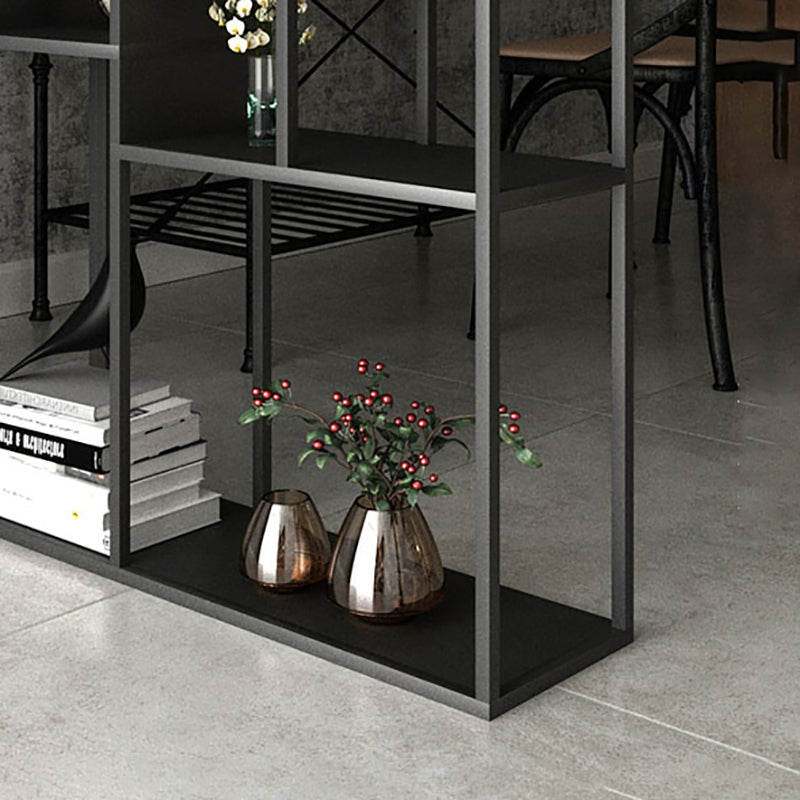 Industrial Antique Finish Shelf Bookcase Etagere Metal Bookshelf