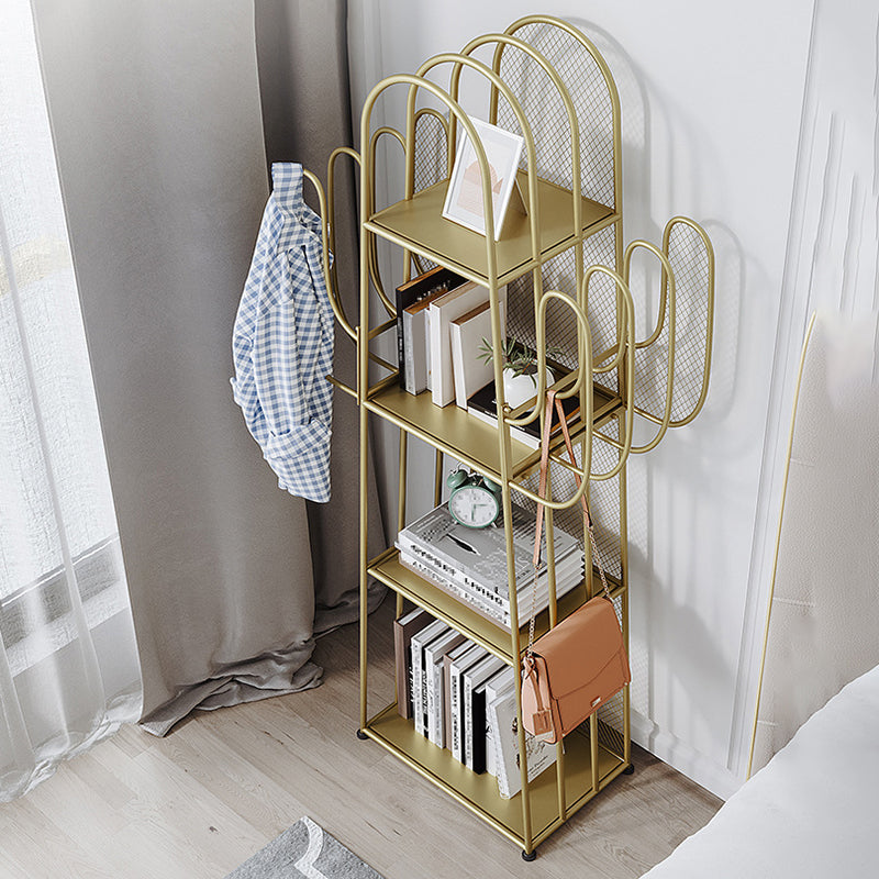 Libreria geometrica scandinava Metal With Back Shelf with Scaffali
