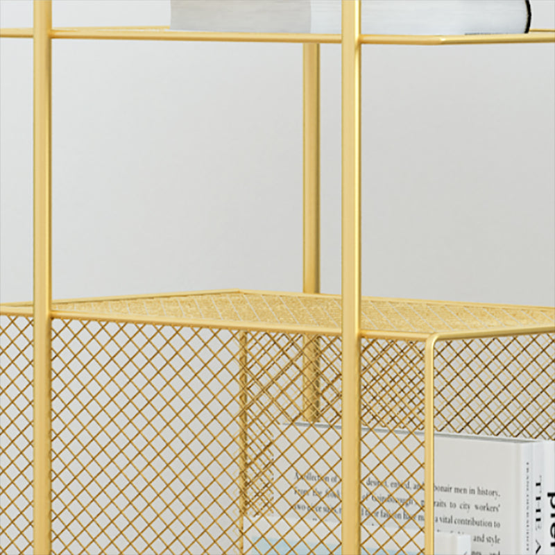 Estantería estándar de metal escandinavo 3 estantes abiertos biblioteca