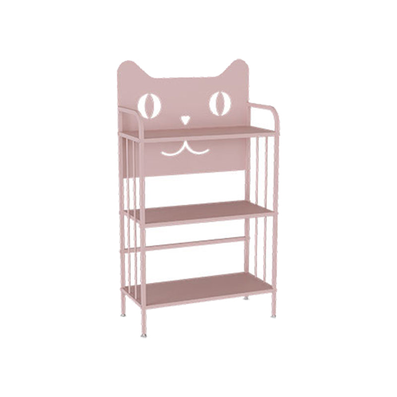 Scandinavian Standard Bookcase Metal Open Back Bookshelf with Shelves Clearhalo 'Bookcases' 'furn' 'furn_bookcases' 'Furniture' 'Office Furniture' 6447813