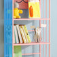 Scandinavian Standard Bookcase Metal Open Back Bookshelf with Shelves Clearhalo 'Bookcases' 'furn' 'furn_bookcases' 'Furniture' 'Office Furniture' 6447817