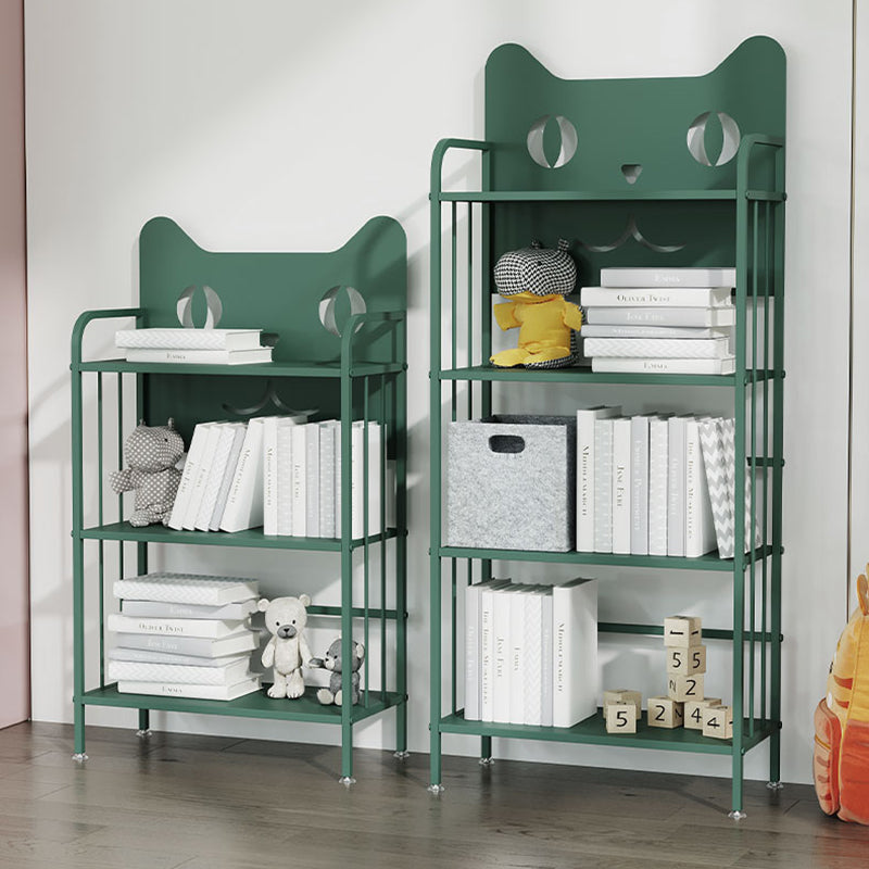 Scandinavian Standard Bookcase Metal Open Back Bookshelf with Shelves Clearhalo 'Bookcases' 'furn' 'furn_bookcases' 'Furniture' 'Office Furniture' 6447821